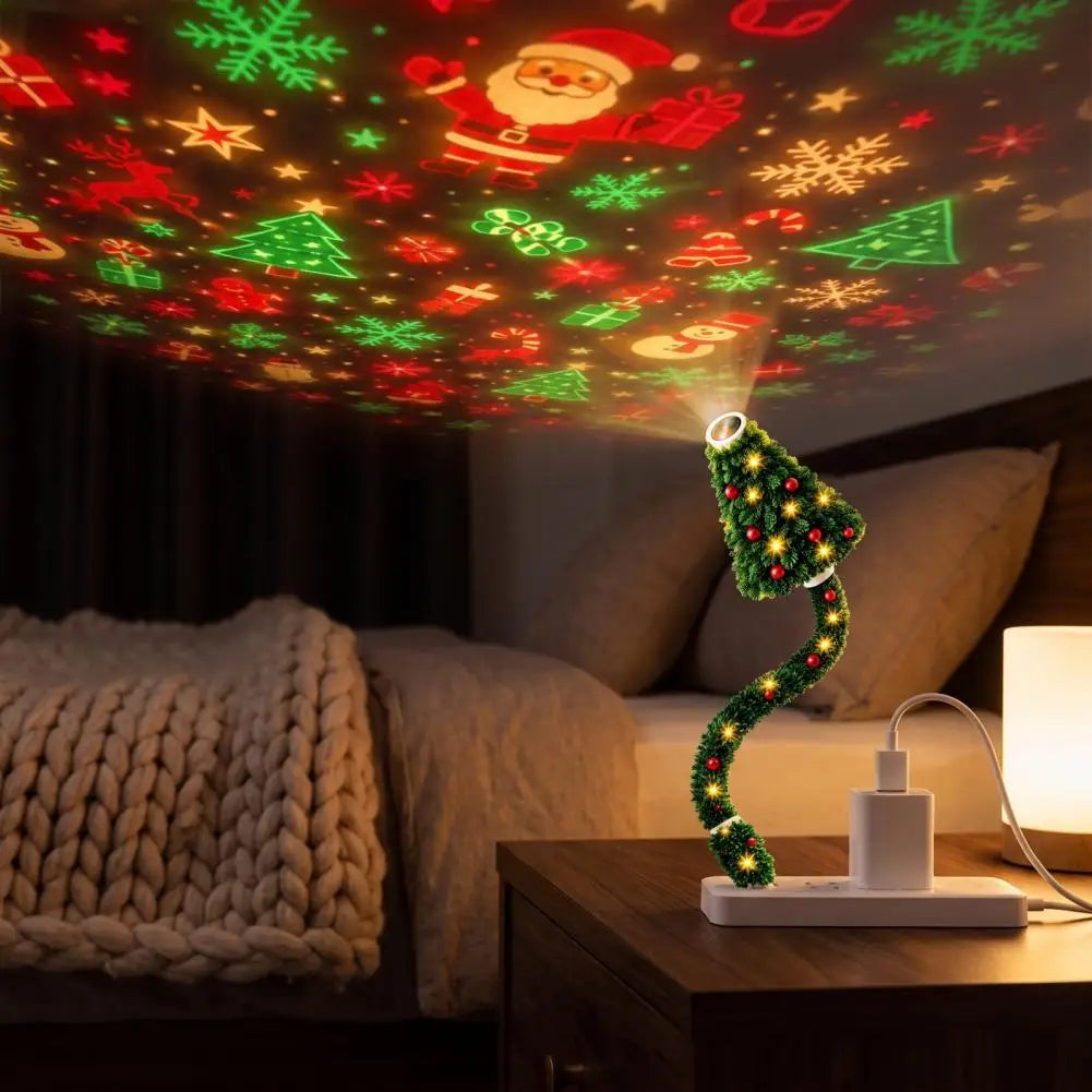 LED Christmas Tree Projector Lamp