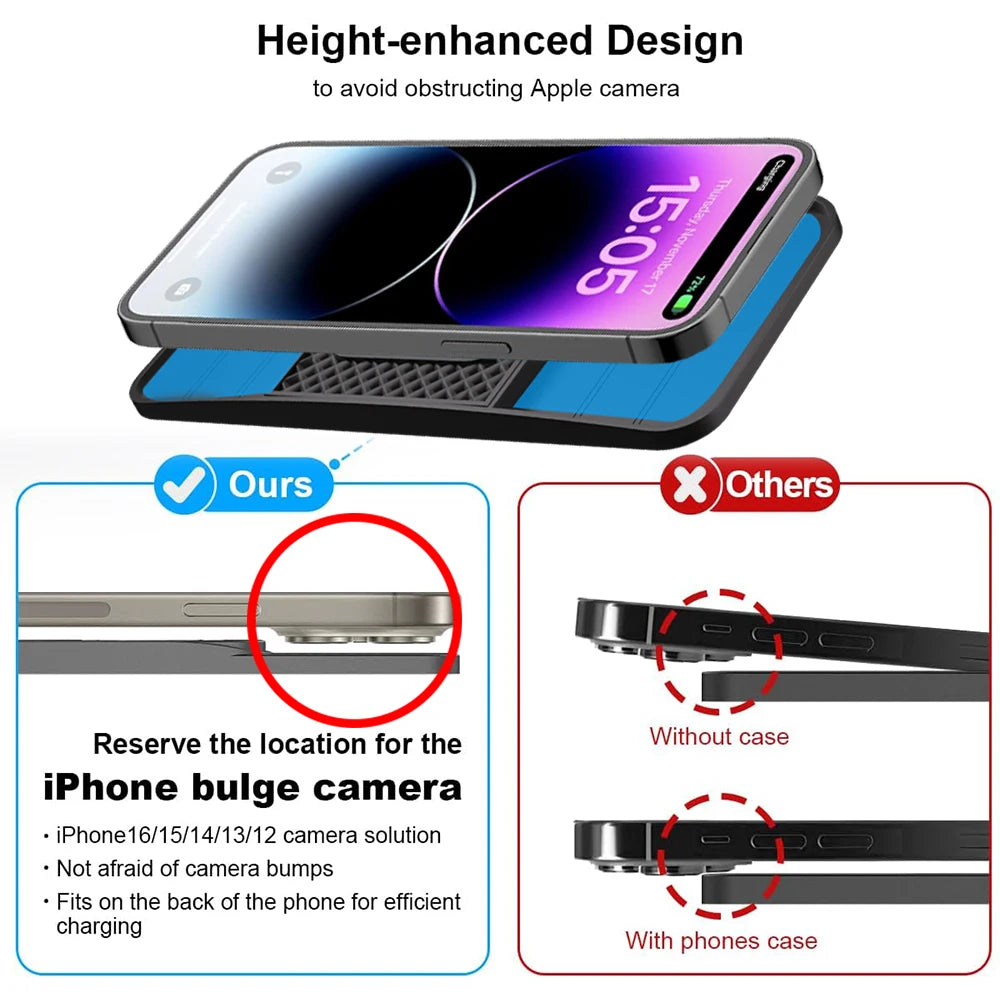 15W Fast Wireless Charging Pad — Non-Slip for Car ⚡