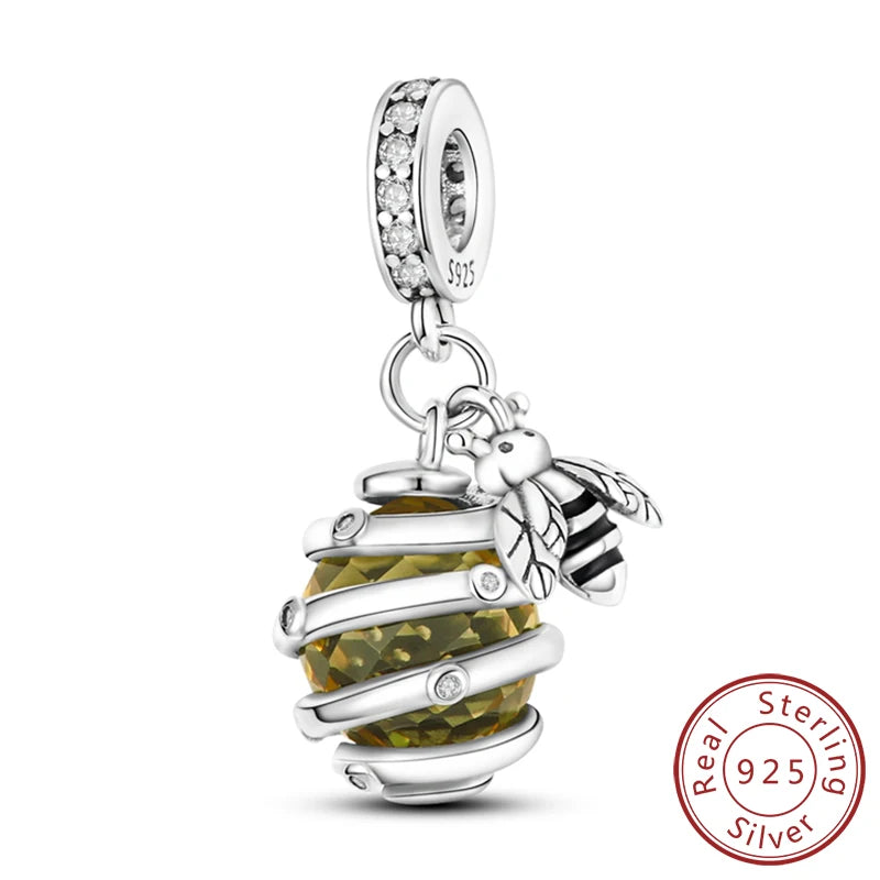 Colgante de Mariposa Luciérnaga en Plata 925
