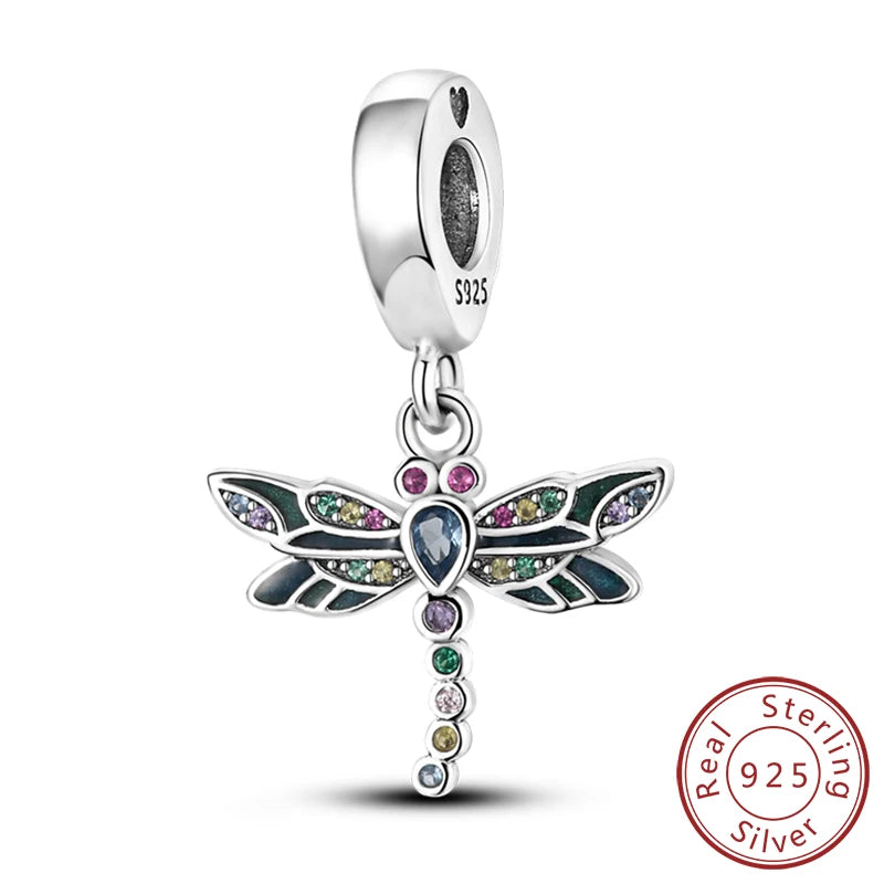 Colgante de Mariposa Luciérnaga en Plata 925