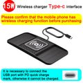 15W Fast Wireless Charging Pad — Non-Slip for Car ⚡