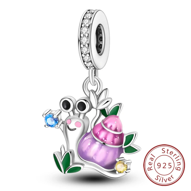 Colgante de Mariposa Luciérnaga en Plata 925