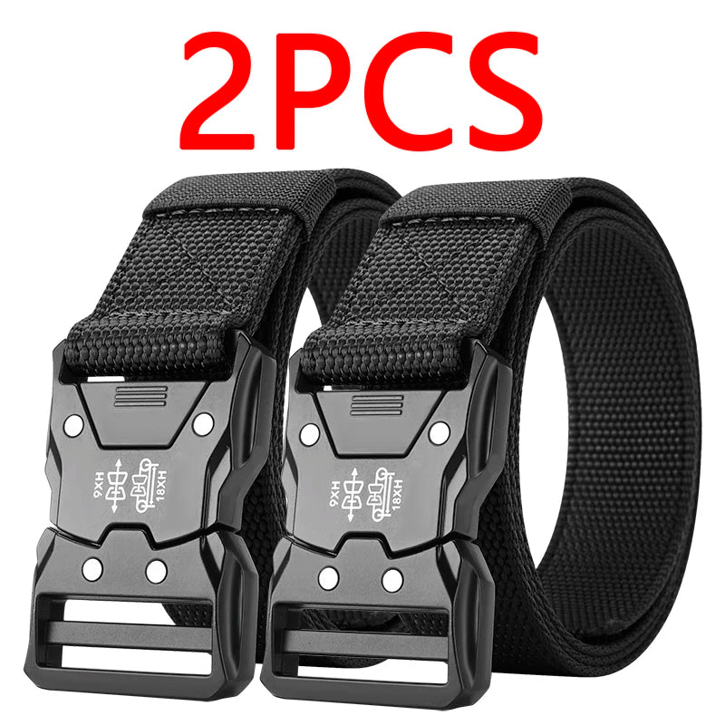 Cinturón Táctico 2 Piezas — Hebilla Automática