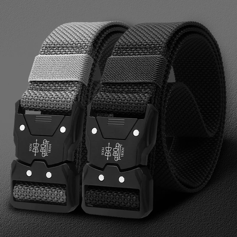 Tactical Belt with Automatic Buckle