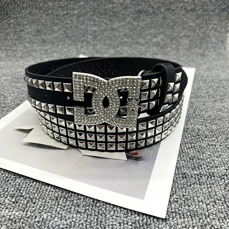 Luxury Y2K Rhinestone Belt