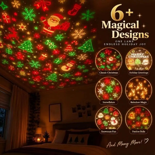Lámpara Proyectora Árbol de Navidad LED