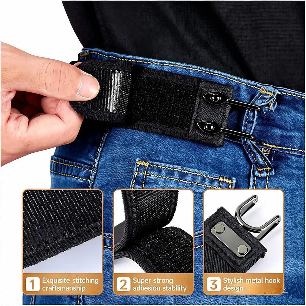 Cinturón Elástico Ajustable Sin Hebilla para Hombre