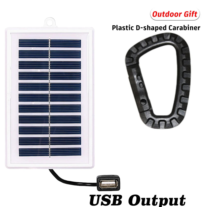 Cargador Solar Portátil USB — Ideal para Camping y Viajes ☀️