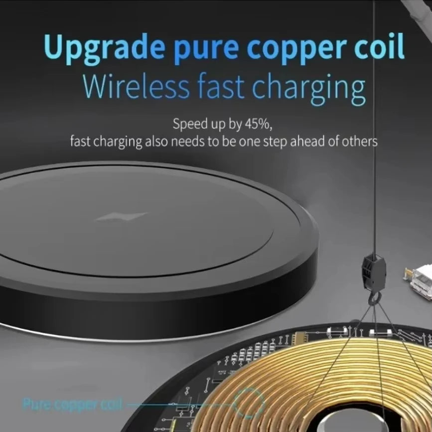 Cargador Inalámbrico Magnético 15W — Compatible iPhone 13 14 15 16 17 18 🧲