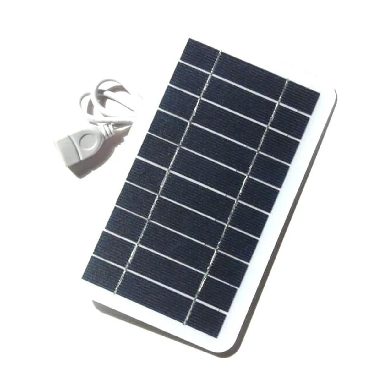 Cargador Solar USB Portátil 2W — Panel Solar 5V 400mA para Móviles