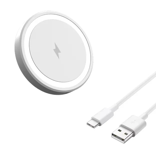 Cargador Inalámbrico Magnético 15W — Compatible iPhone 13 14 15 16 17 18 🧲