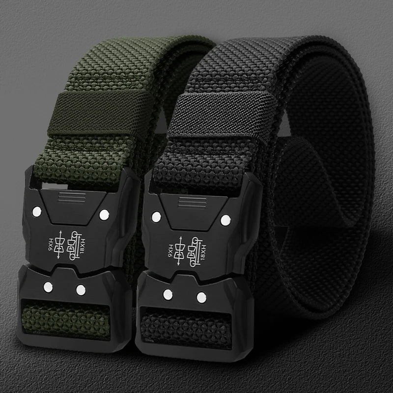 Tactical Belt with Automatic Buckle