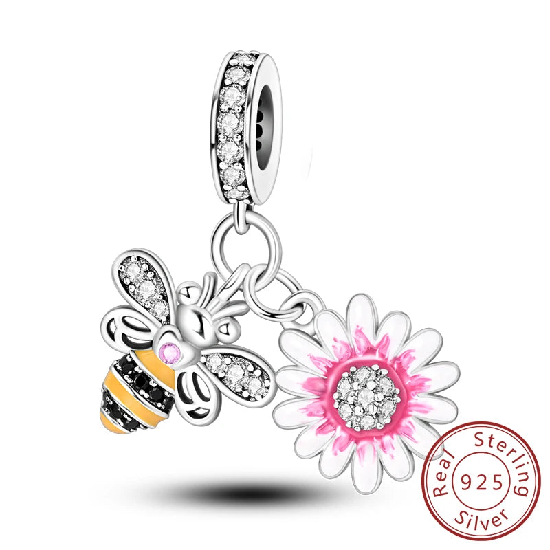 Colgante de Mariposa Luciérnaga en Plata 925