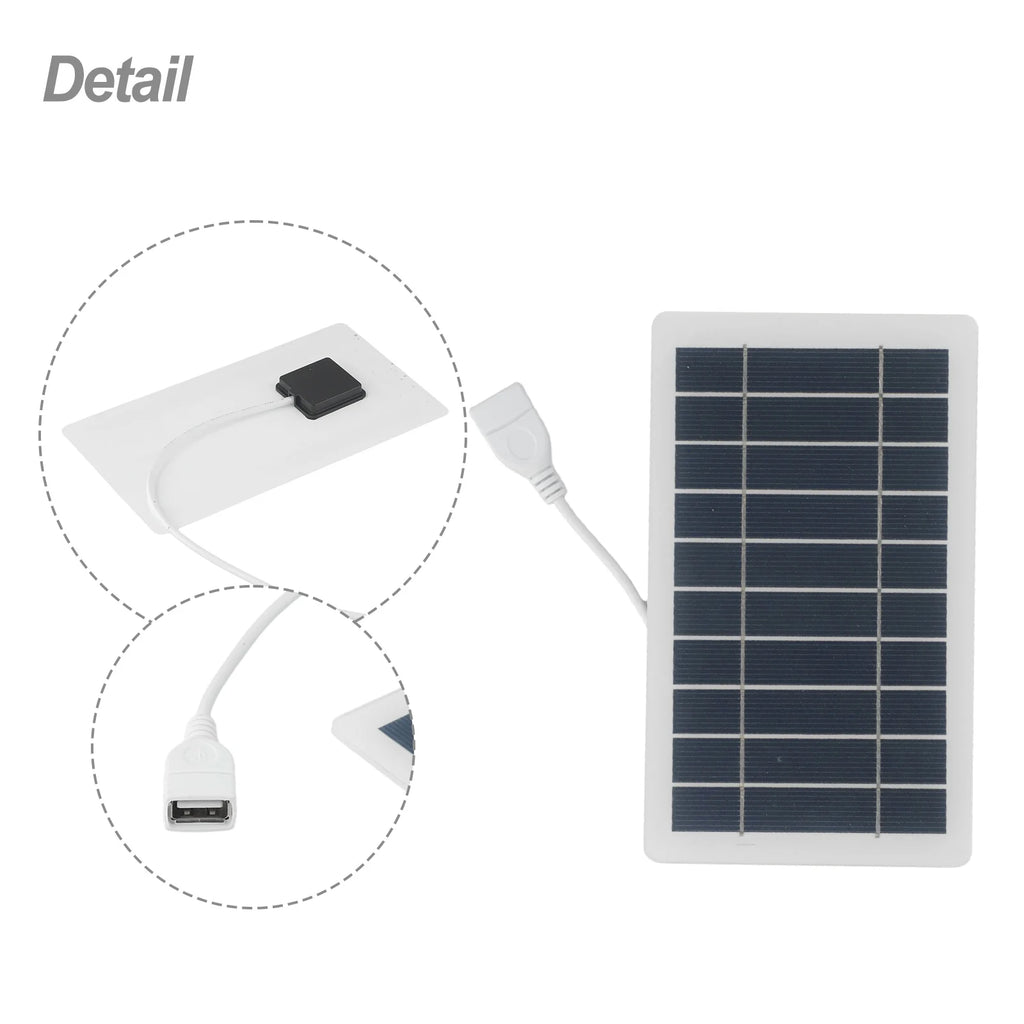 5V Portable Solar Charger — Efficient and Fast for Camping and Travel