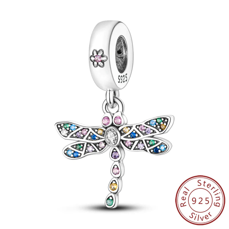 Colgante de Mariposa Luciérnaga en Plata 925