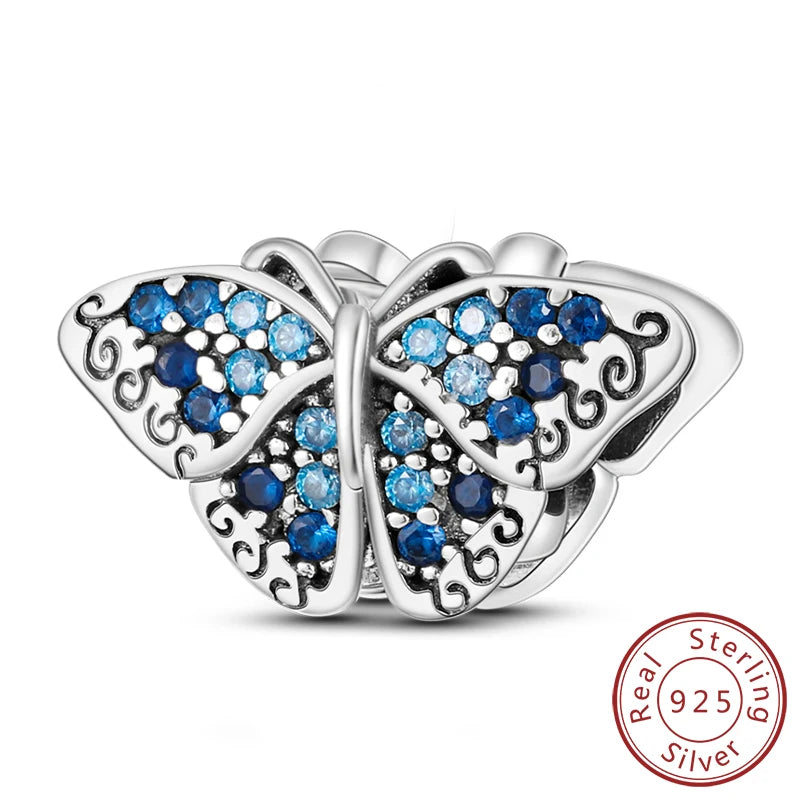 Colgante de Mariposa Luciérnaga en Plata 925