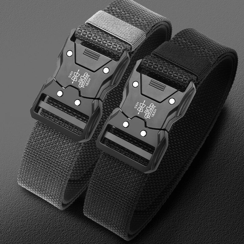 Tactical Belt with Automatic Buckle