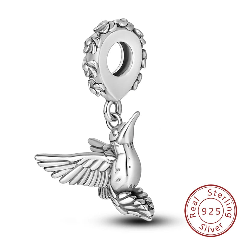 Colgante de Mariposa Luciérnaga en Plata 925