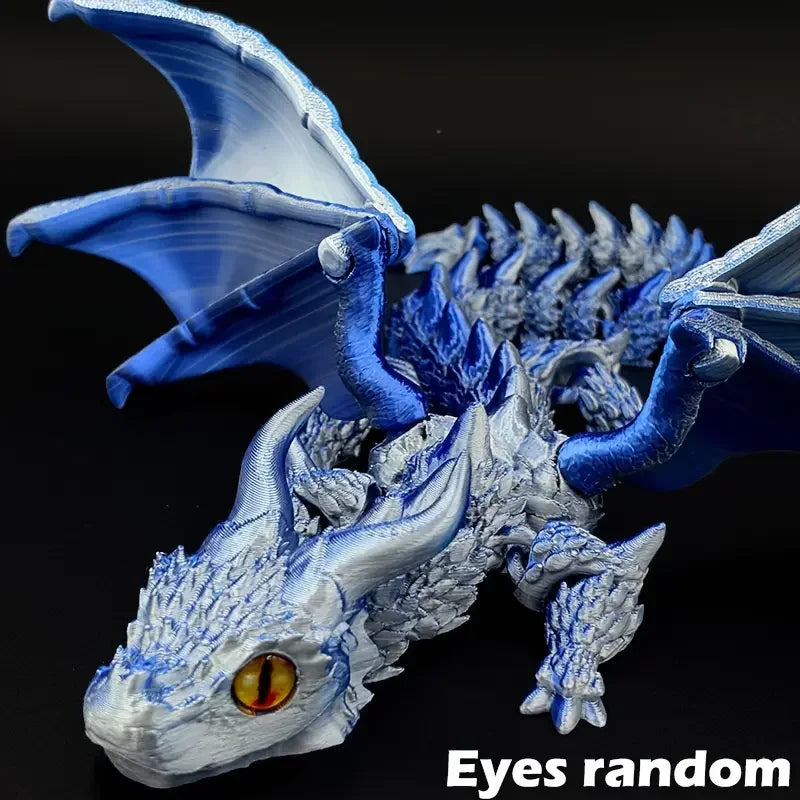 Figura de Dragón Alado Impresa en 3D