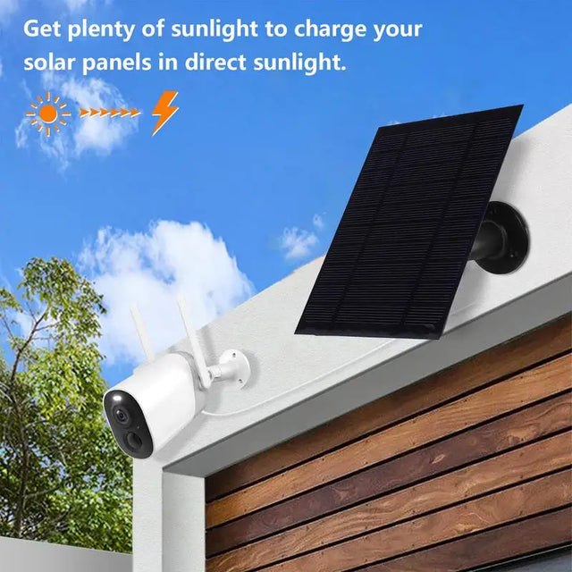 Cargador de Panel Solar 6W — USB y Tipo C, Multiusos y Portátil