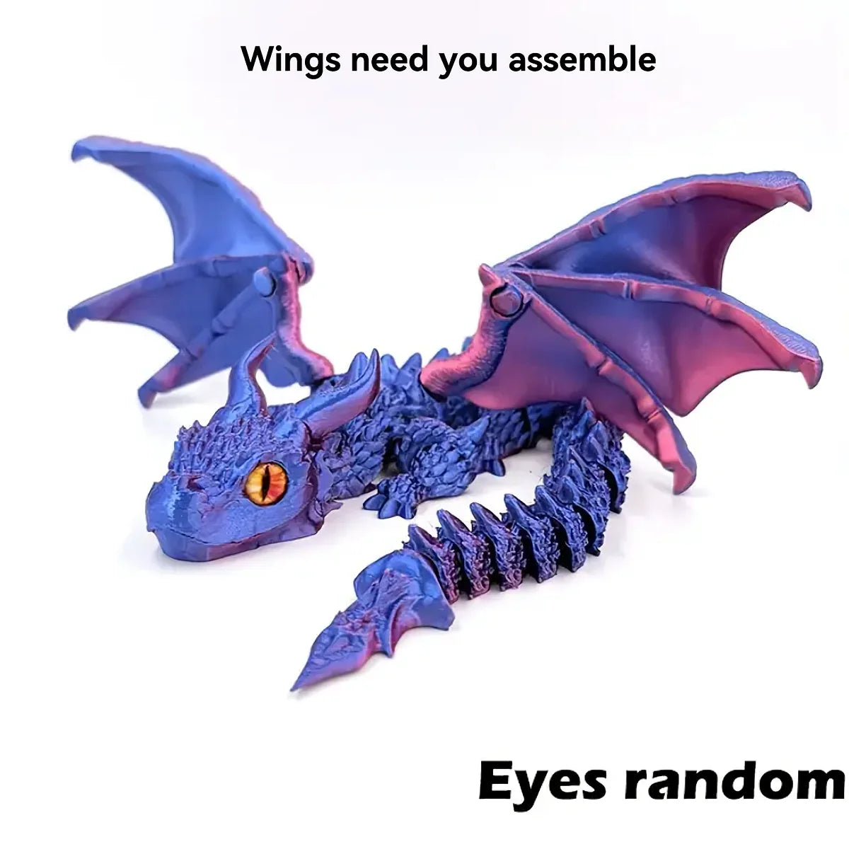 Figura de Dragón Alado Impresa en 3D